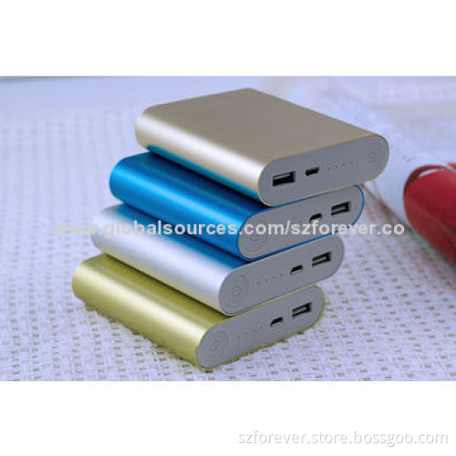 Portable Power Chargers Manufacturer, 10,400mAh Capacity